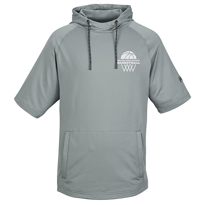 Richardson Charge Performance Fleece Short Sleeve Hoodie