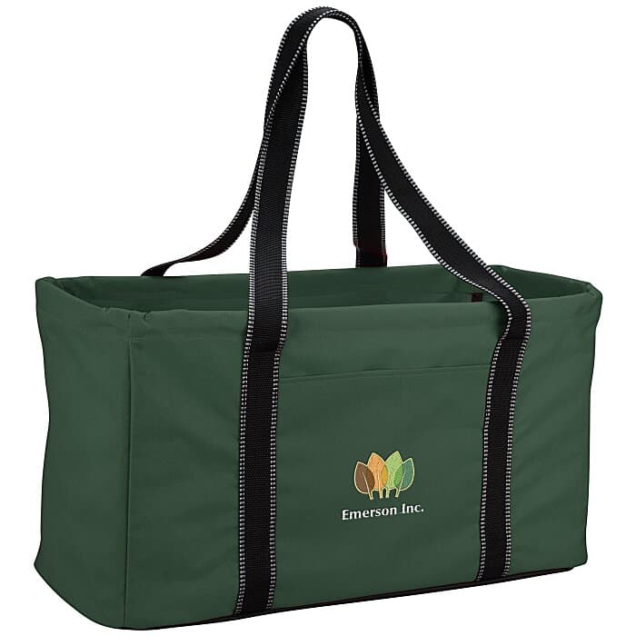 Front Pocket Utility Tote - Embroidered