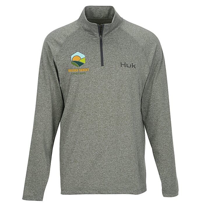 Huk Airweight Heather 1/4-Zip Pullover