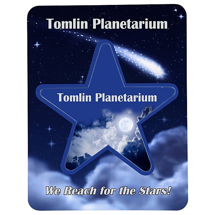 Pop Out Picture Frame Magnet - Star