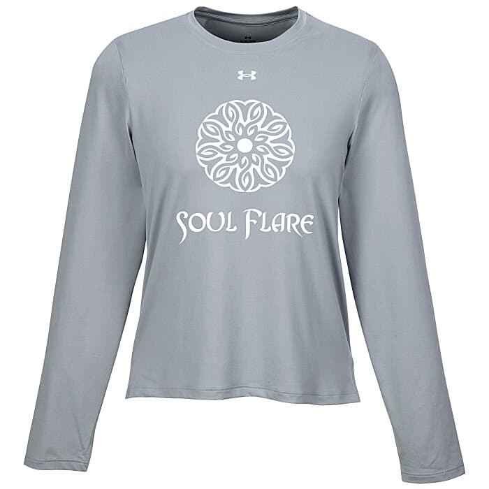 Under Armour Team Vanish Long Sleeve T-Shirt - Ladies' - Screen