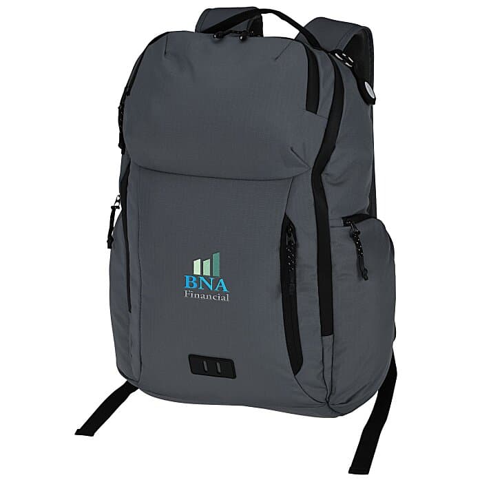 Compass Laptop Backpack - Embroidered