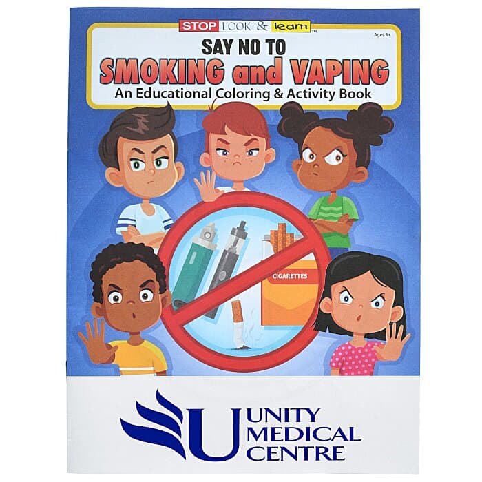 Say No to Smoking and Vaping Coloring Book