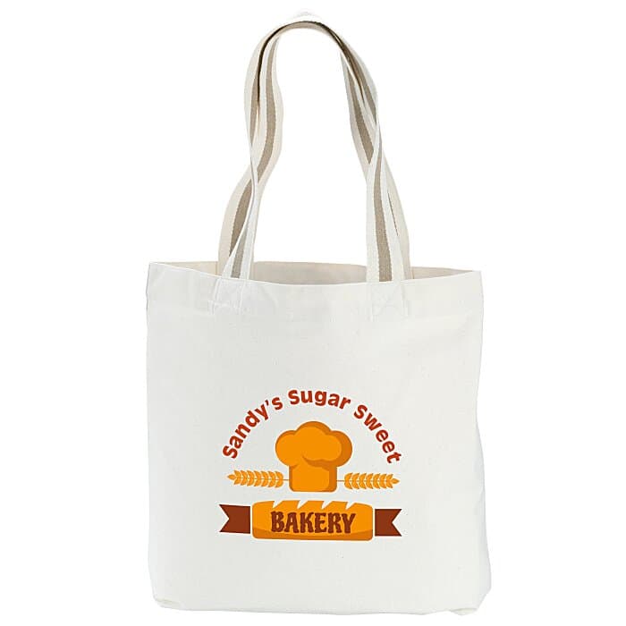 Striped Handle Tote