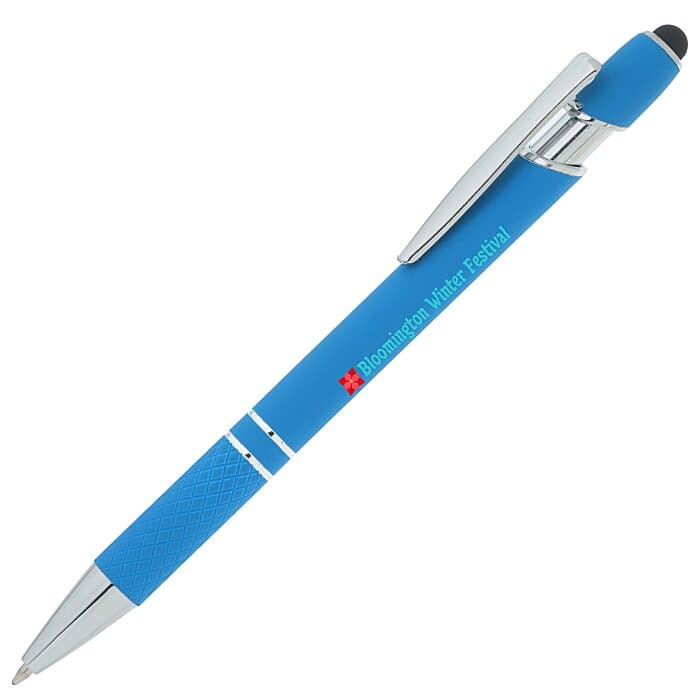 Rita Soft Touch Stylus Metal Pen - Full Color