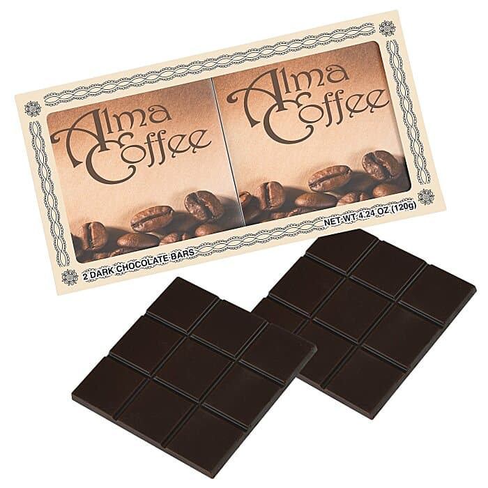 Square Breakaway Chocolate Bar - Two Pack