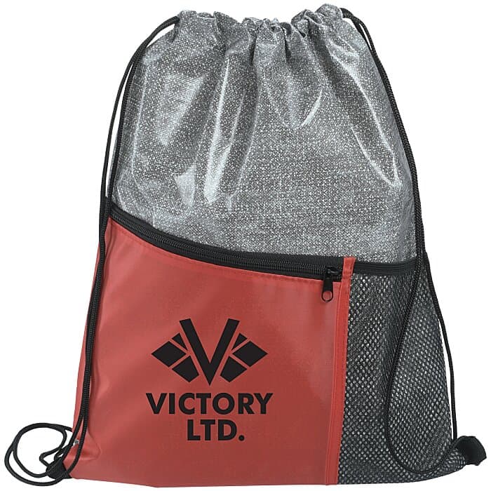 Barney Zip Pocket Drawstring Sportpack