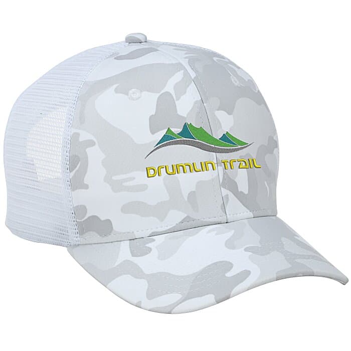 Traditional Low Profile Trucker Cap - Camo