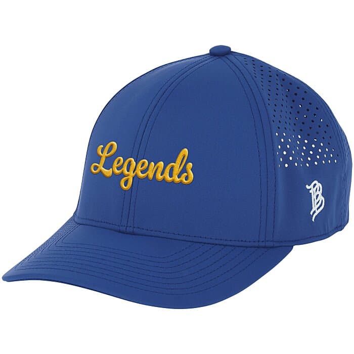Branded Bills Bare Curved Performance Cap - 3D Puff Embroidery