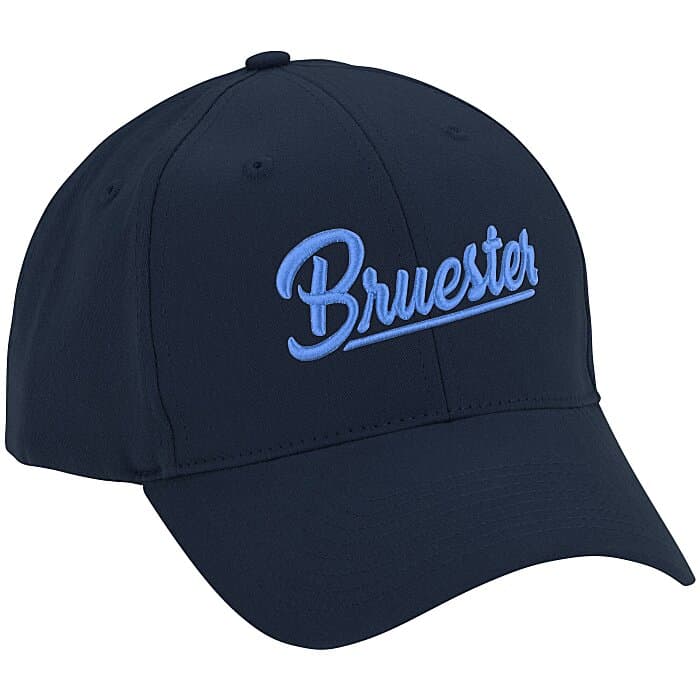 Brushed-Cotton 6-Panel Cap - 3D Puff Embroidery