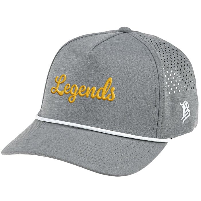 Branded Bills Bare Curved Rope Cap - 3D Puff Embroidery