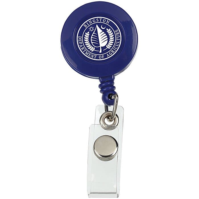 Economy Retractable Badge Holder - Opaque
