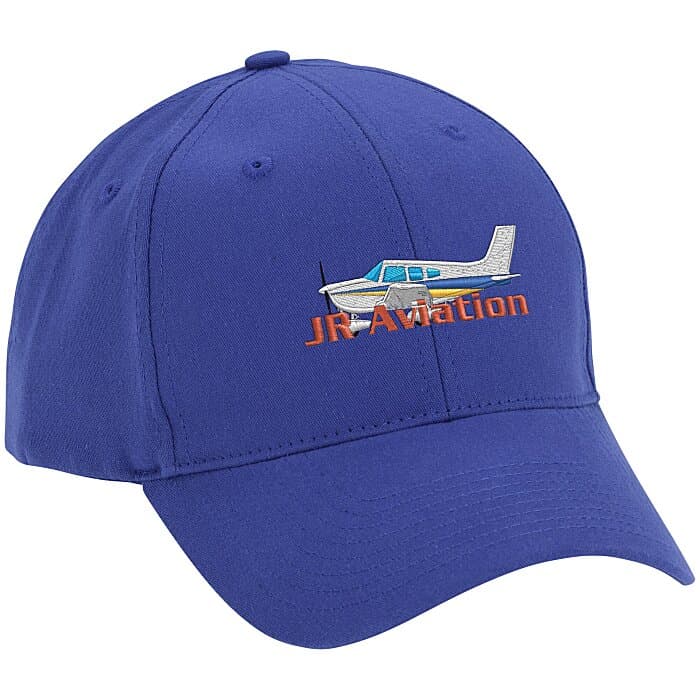 Brushed-Cotton 6-Panel Cap - Embroidered