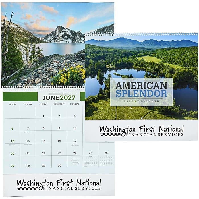 American Splendor Calendar - Spiral