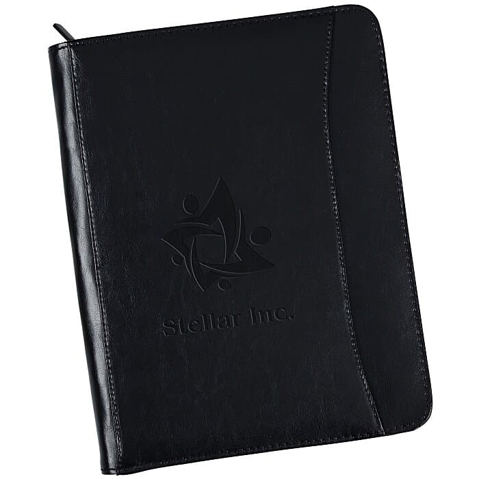 Zippered Portfolio - Leather